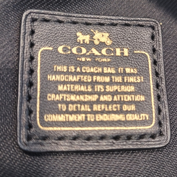 Coach SWAGGER Metallic Pebble Leather Swingpack Crossbody - Picture 8 of 15